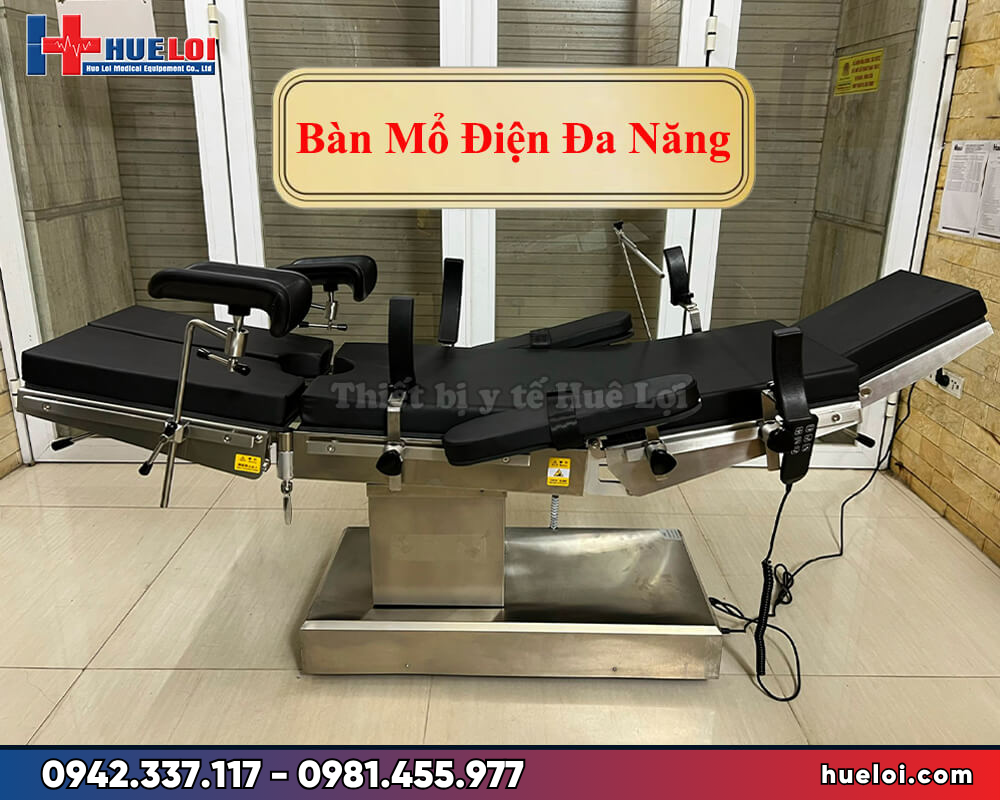 Bàn mổ bằng điện đa năng 3 và 6 chức năng — tải trọng ≥300kg